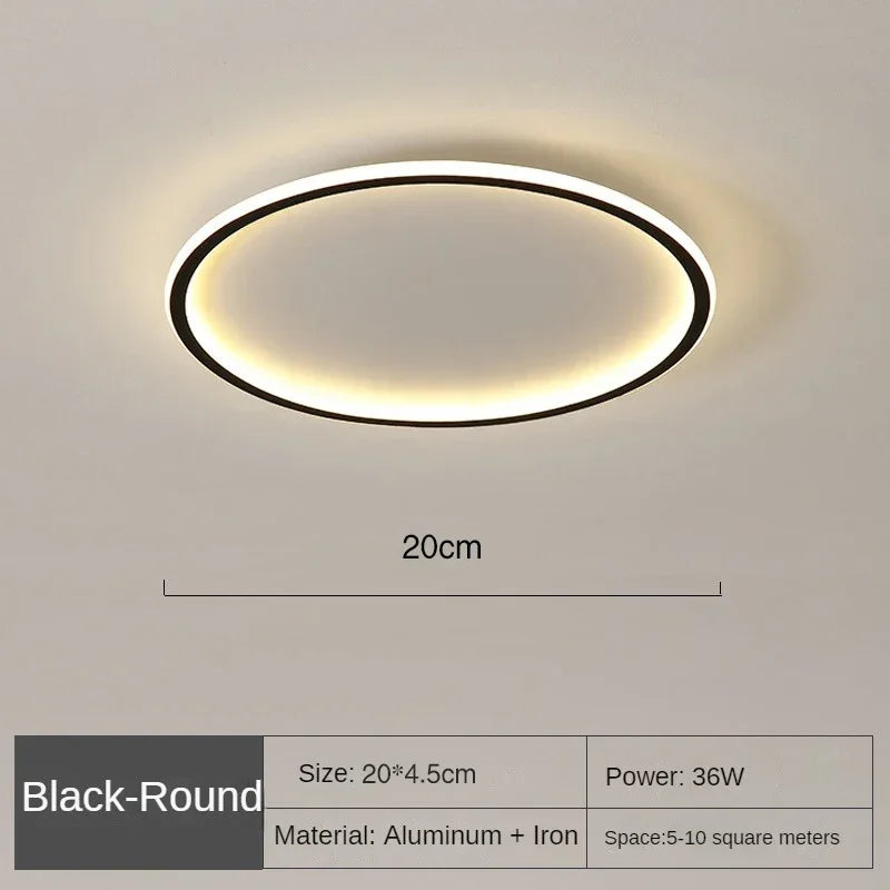 Modern Ceiling Light, Scandinavian Dimmable LED Minimalist