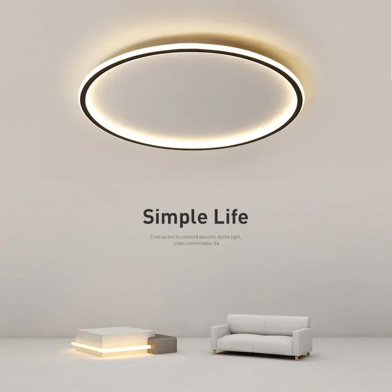Modern Ceiling Light, Scandinavian Dimmable LED Minimalist