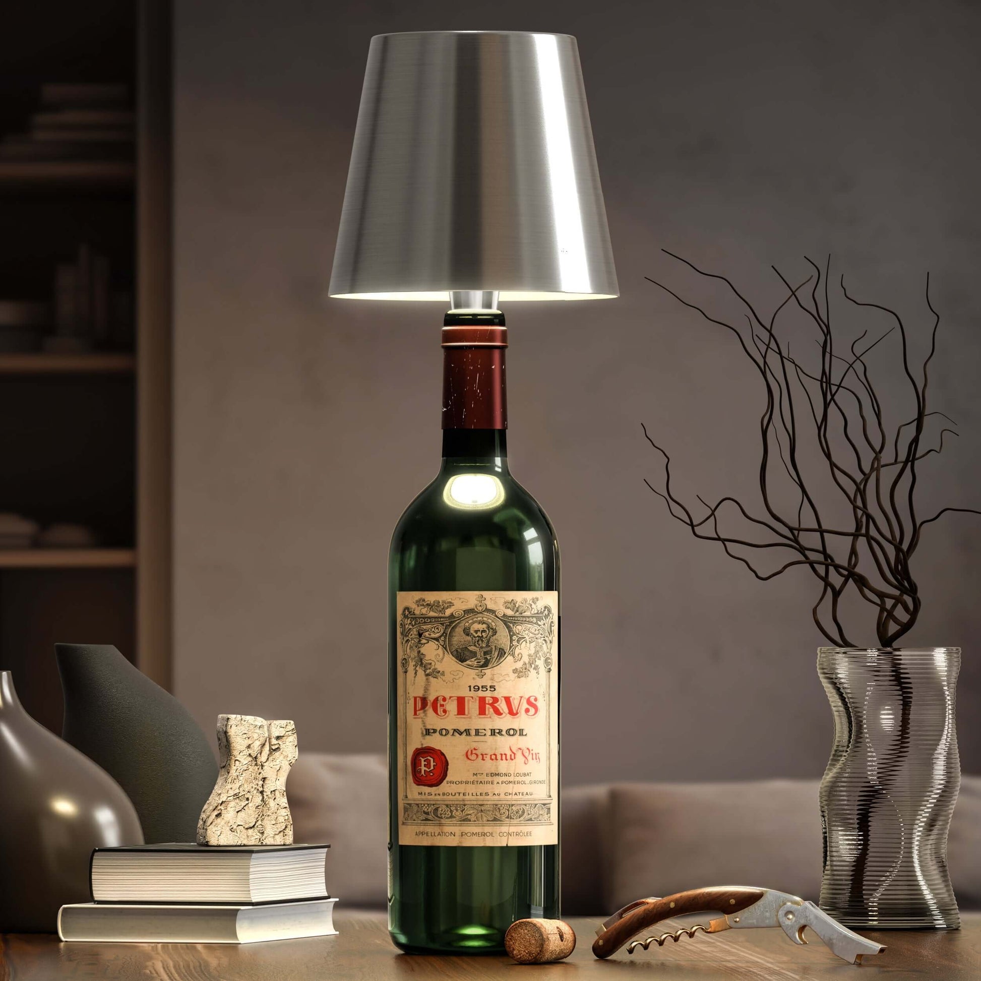 LED Bottle Lamp With Rechargeable Feature