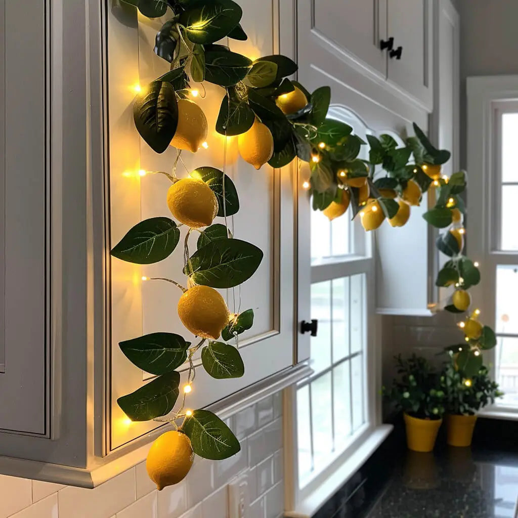Glimmering Charm Decorative Garland  Enchanted Glow
