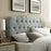 Annabel Diamond Tufted Upholstered Fabric Headboard