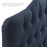Annabel Diamond Tufted Upholstered Fabric Headboard