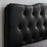 Annabel Diamond Tufted Upholstered Vinyl Headboard
