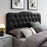 Annabel Diamond Tufted Upholstered Vinyl Headboard