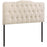 Annabel Diamond Tufted Upholstered Fabric Headboard