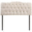Annabel Diamond Tufted Upholstered Fabric Headboard