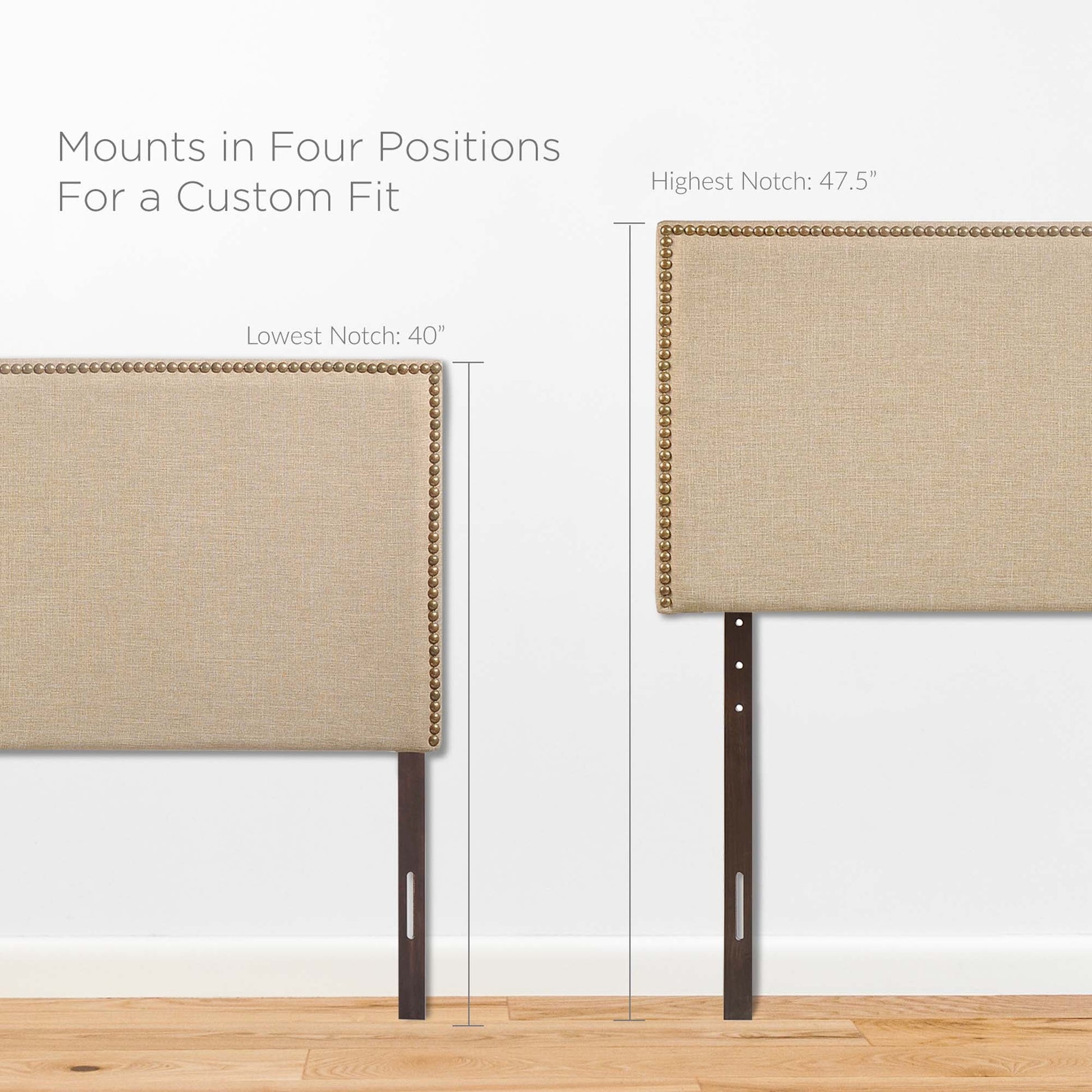Region Nailhead Upholstered Headboard