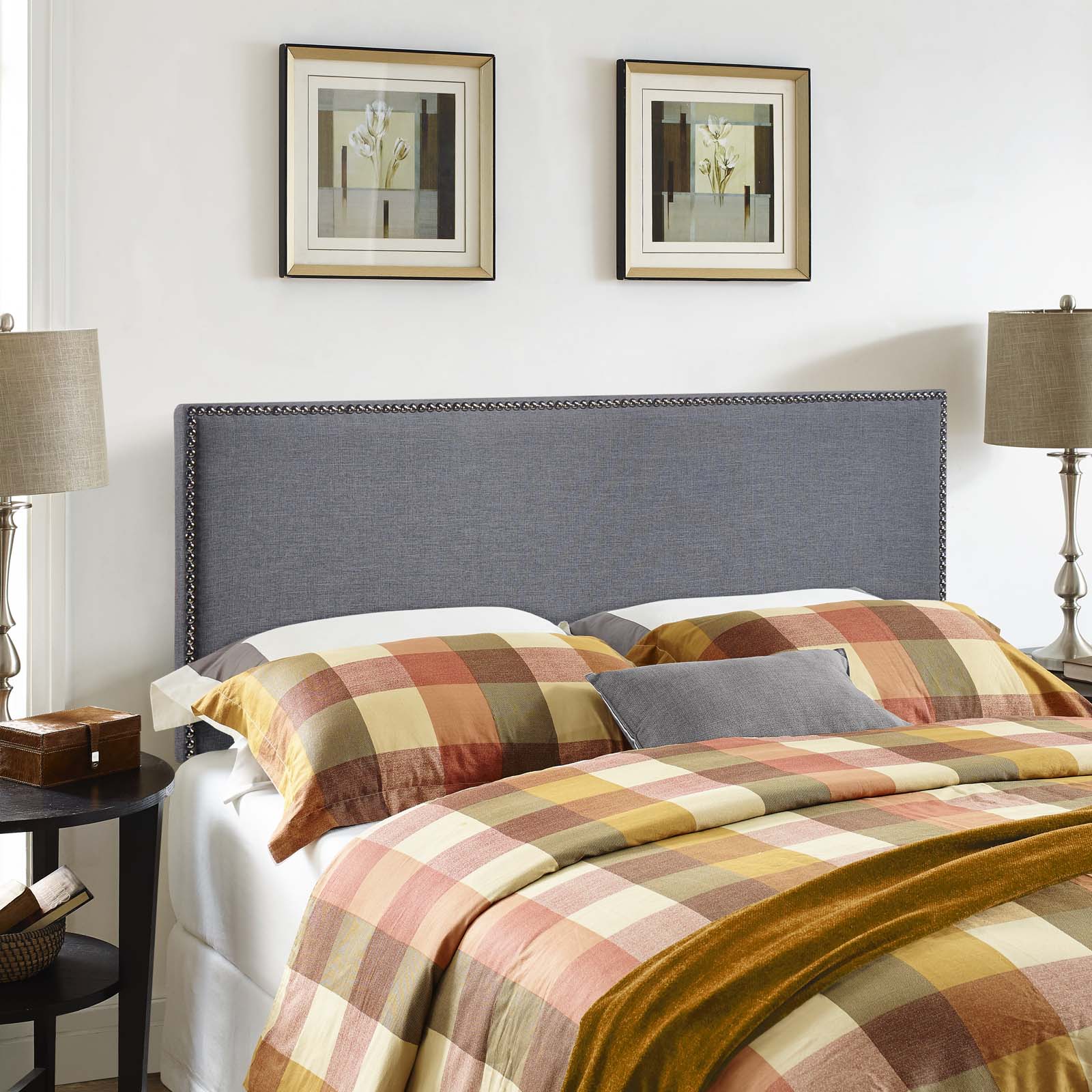 Region Nailhead Upholstered Headboard