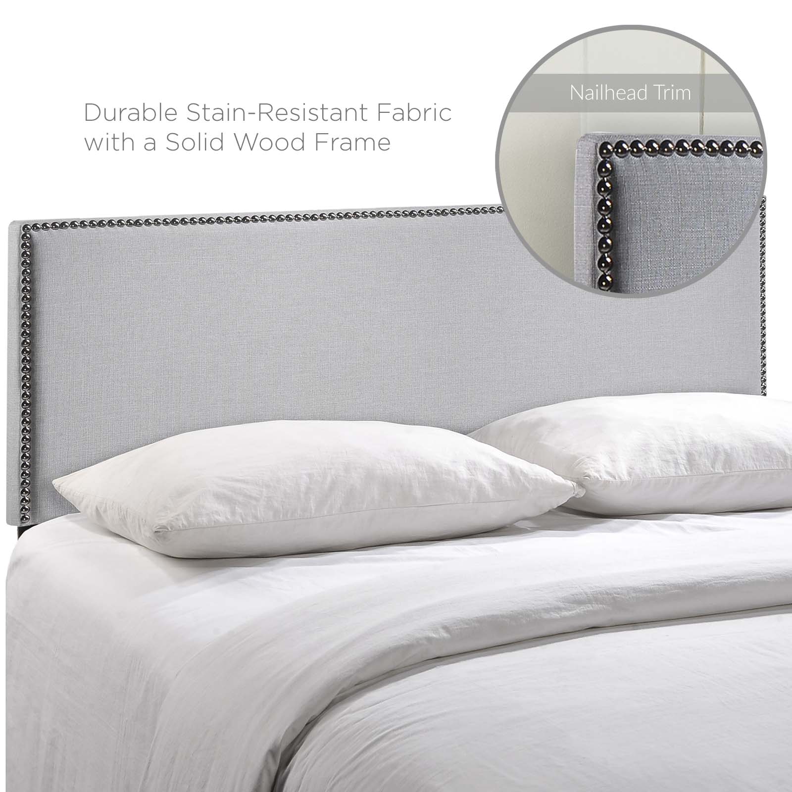 Region Nailhead Upholstered Headboard