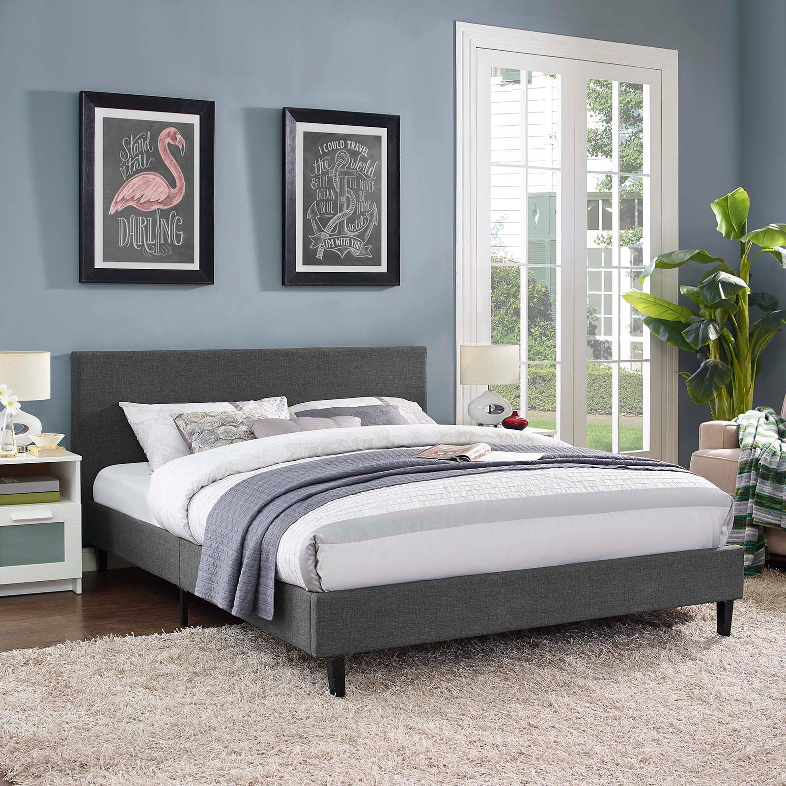 Anya Fabric Bed
