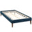 Tessie Fabric Bed Frame with Squared Tapered Legs