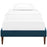 Tessie Fabric Bed Frame with Squared Tapered Legs