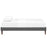 Tessie Fabric Bed Frame with Squared Tapered Legs