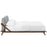 Luella Upholstered Fabric Queen Platform Bed