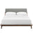 Luella Upholstered Fabric Queen Platform Bed