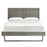 Alana Wood Platform Bed With Angular Frame