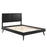 Alana Wood Platform Bed With Splayed Legs