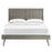 Alana Wood Platform Bed With Splayed Legs