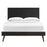 Marlee Wood Platform Bed With Splayed Legs