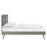 Marlee Wood Platform Bed With Splayed Legs
