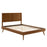 Marlee Wood Platform Bed With Splayed Legs