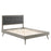 Willow Wood Platform Bed With Splayed Legs