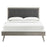 Willow Wood Platform Bed With Splayed Legs