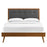 Willow Wood Platform Bed With Splayed Legs