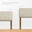 Bridgette Wood Platform Bed With Splayed Legs