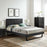 Alana Wood Platform Bed With Angular Frame