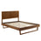 Alana Wood Platform Bed With Angular Frame