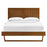 Alana Wood Platform Bed With Angular Frame