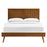 Alana Wood Platform Bed With Splayed Legs