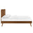 Marlee Wood Platform Bed With Splayed Legs