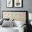 Willow Wood Platform Bed With Splayed Legs
