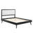 Willow Wood Platform Bed With Splayed Legs