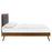 Willow Wood Platform Bed With Splayed Legs