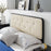Bridgette Wood Platform Bed With Angular Frame