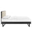 Bridgette Wood Platform Bed With Angular Frame
