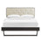 Bridgette Wood Platform Bed With Angular Frame