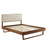 Bridgette Wood Platform Bed With Angular Frame