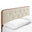 Bridgette Wood Platform Bed With Splayed Legs