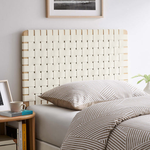 Sparta Weave Vegan Leather Headboard