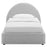 Resort Upholstered Fabric Arched Round Platform Bed