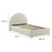 Resort Performance Velvet Arched Round Platform Bed