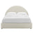 Resort Performance Velvet Arched Round Platform Bed
