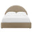 Resort Performance Velvet Arched Round Platform Bed