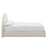 Resort Upholstered Fabric Arched Round Platform Bed
