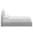 Resort Upholstered Fabric Arched Round Platform Bed