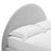 Resort Upholstered Fabric Arched Round Platform Bed